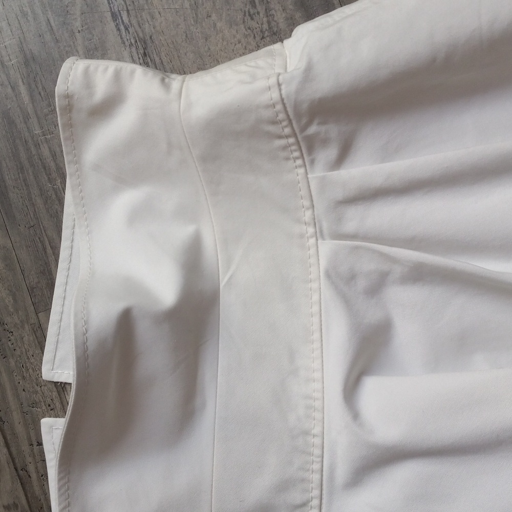 Valentino Flare Skirt Women's Ivory Cotton Size 6 Made in Italy - Picture 14 of 14